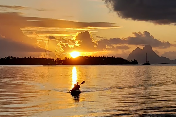 Kayaks à Tahaa